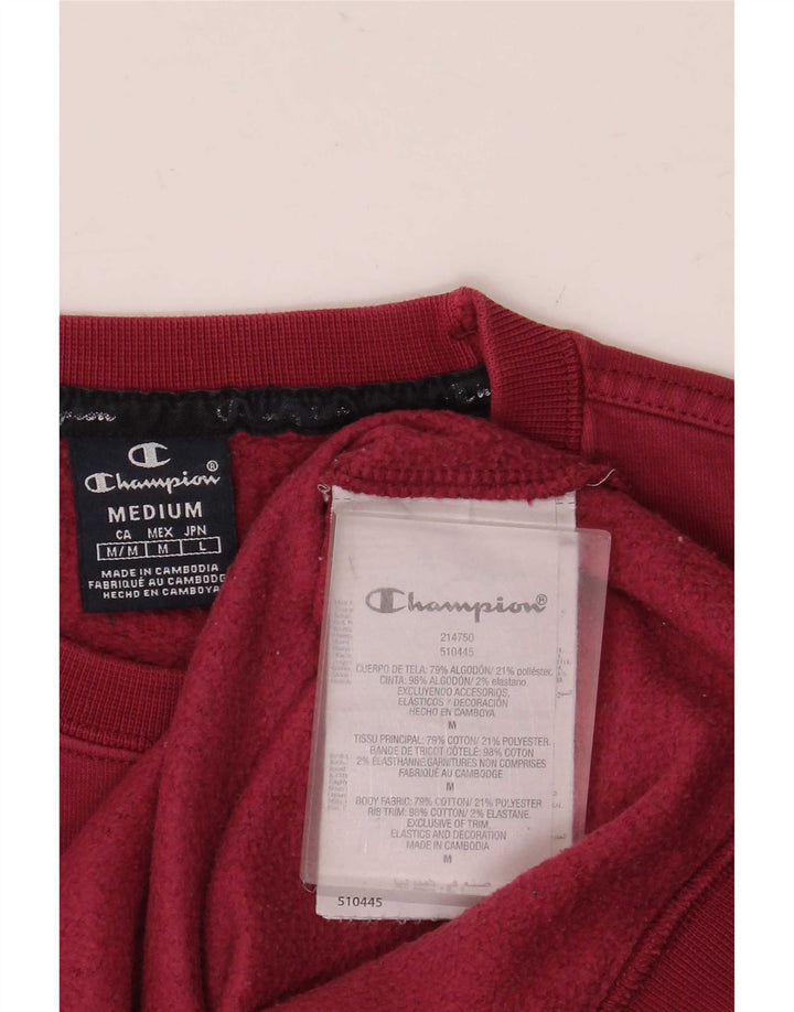 Męska bluza Champion, bluza męska, średnia czerwona, bawełniana
