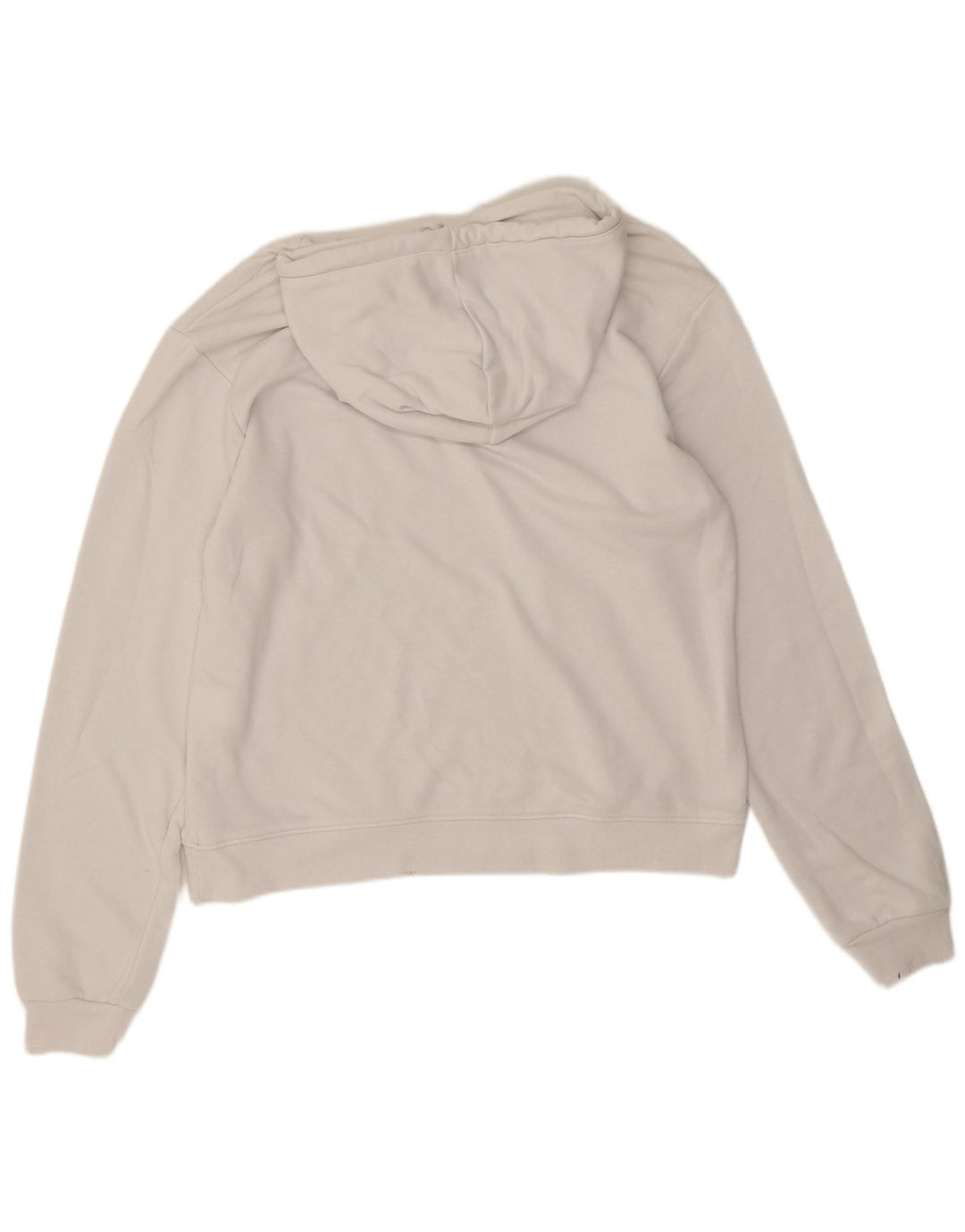 Męski sweter z kapturem i grafiką Gaudi, duży, biały, bawełniany