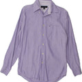 TOMMY HILFIGER Mens Shirt XS Purple Cotton Vintage Tommy Hilfiger and Second-Hand Tommy Hilfiger from Messina Hembry 