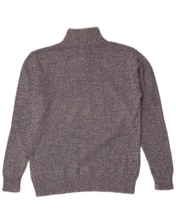 Męski sweter Kappa z zamkiem błyskawicznym XL, niebieski, nakrapiany