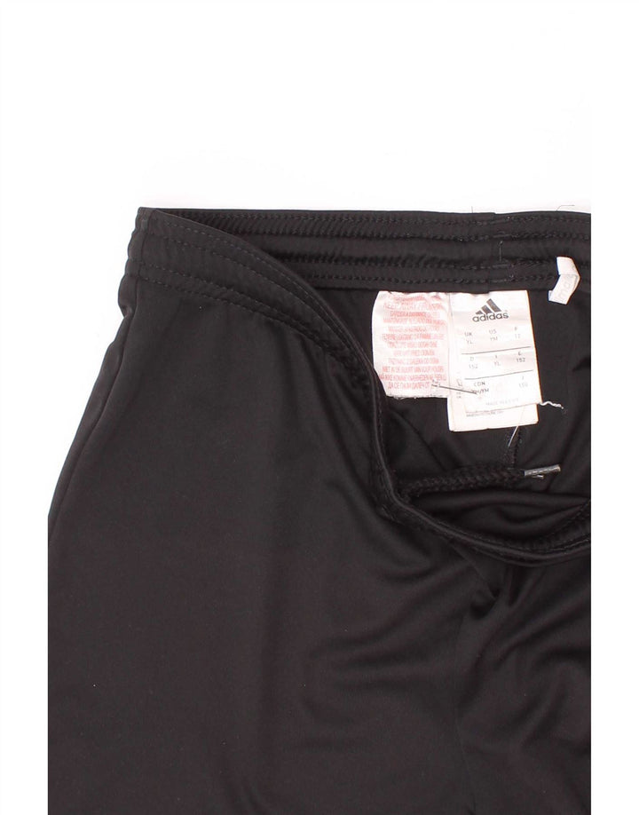 Chłopięce spodenki sportowe Adidas Climalite 11-12 lat, duże, czarne, poliestrowe