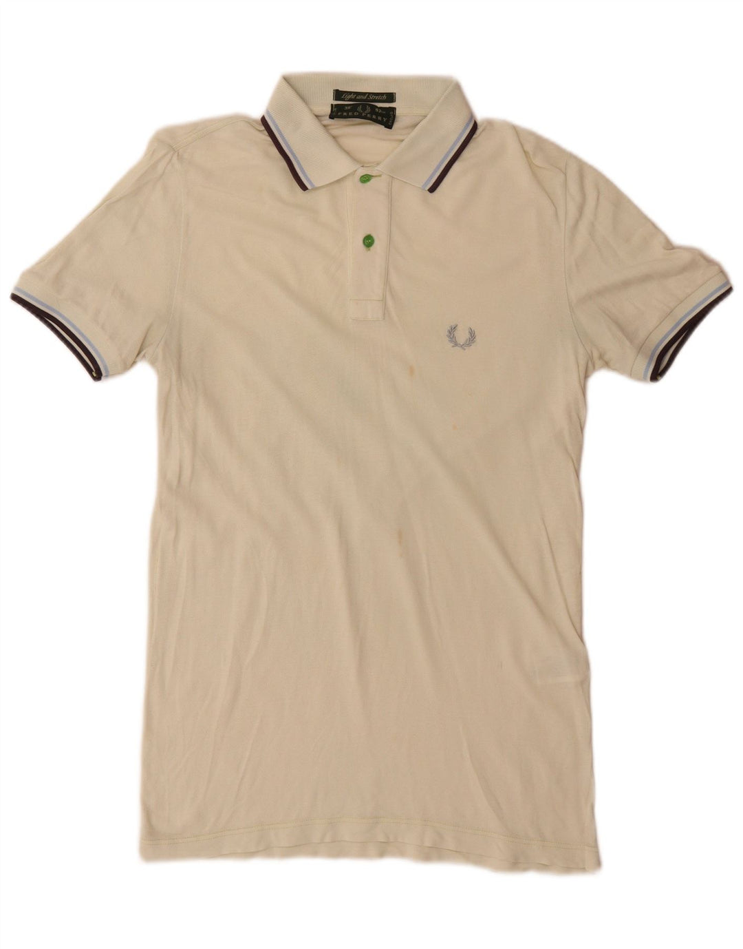 Męska koszulka polo Fred Perry, mała, zielona, bawełniana w paski