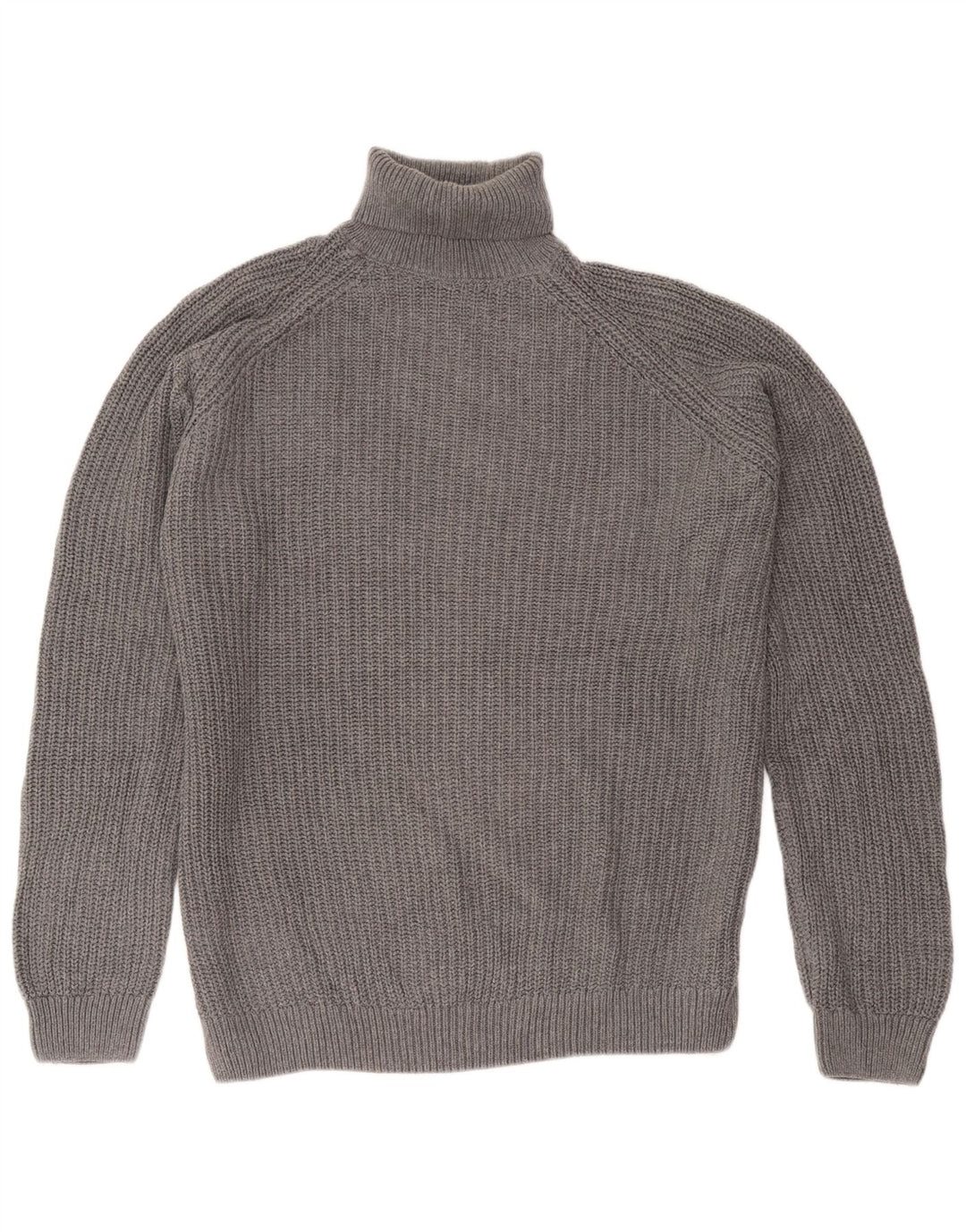 Męski sweter z golfem Zara, duży, szary