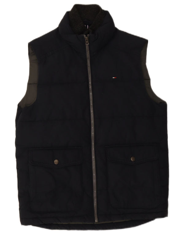 Męska wyściełana kamizelka Tommy Hilfiger UK 36 Small, granatowa, bawełniana