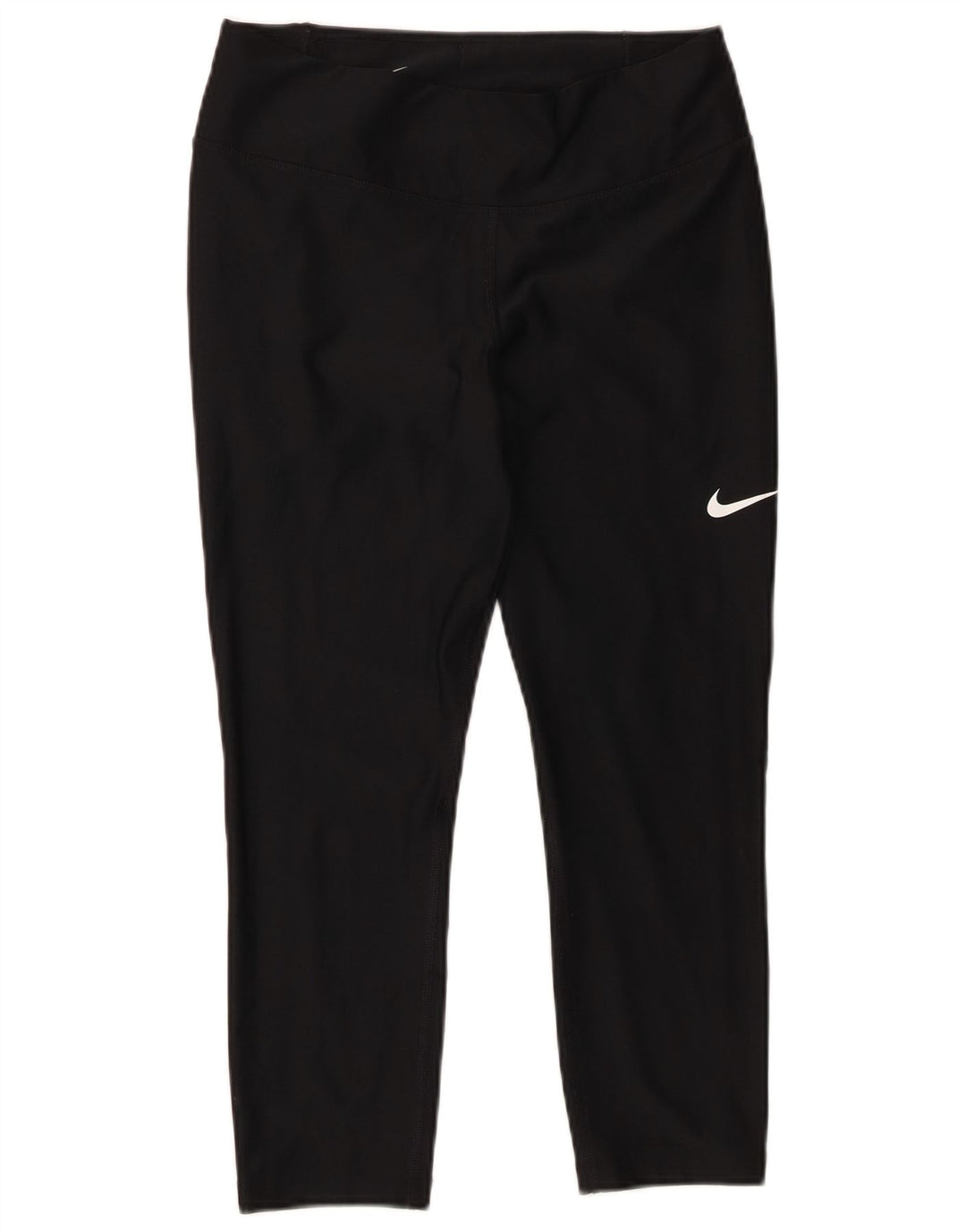 Damskie legginsy NIKE Dri Fit Capri UK 12, średni czarny poliester