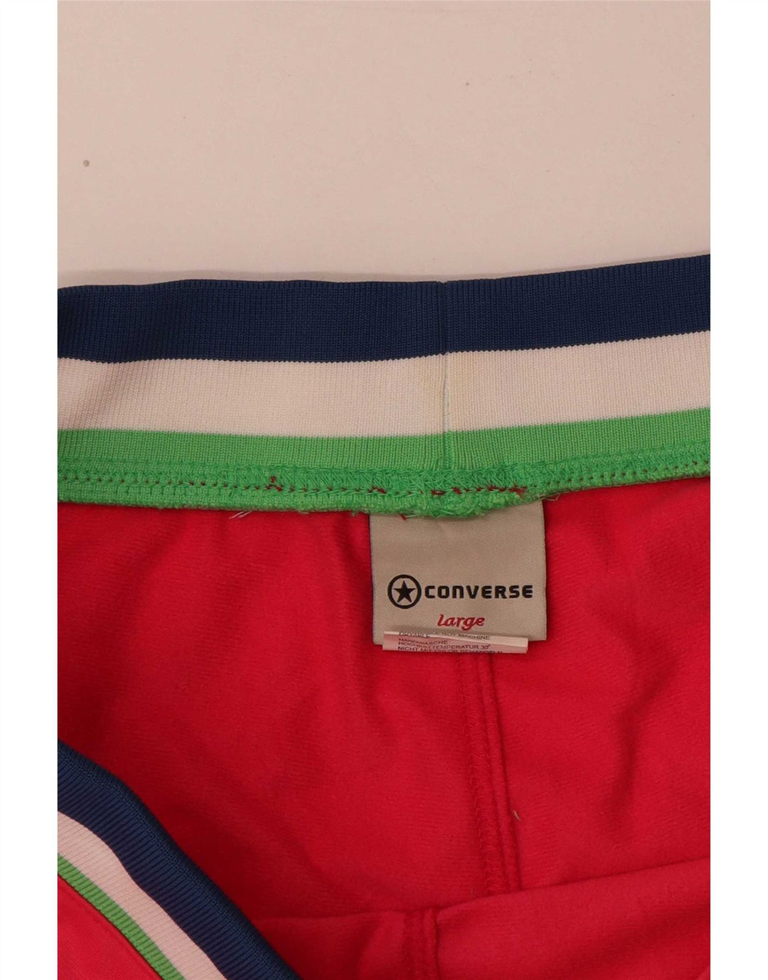 Damskie spodenki sportowe Converse UK 14, duże, różowe, poliestrowe paski