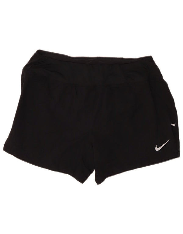 Damskie spodenki sportowe Nike Dri Fit Regular UK 14, średni czarny poliester