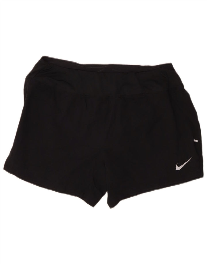 Damskie spodenki sportowe Nike Dri Fit Regular UK 14, średni czarny poliester