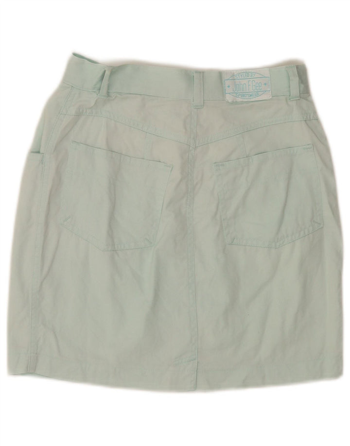 Spódnica mini damska John F Gee EU 36 Small W26 Niebieska bawełna