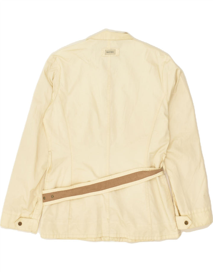 HENRY COTTONS Womens Utility Jacket IT 44 Medium Off White Polyamide Vintage Henry Cottons and Second-Hand Henry Cottons from Messina Hembry 