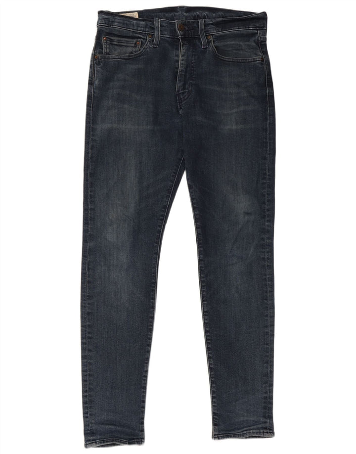 Męskie jeansy slim fit LEVI'S W31 L32 Niebieskie, z nowej wełny