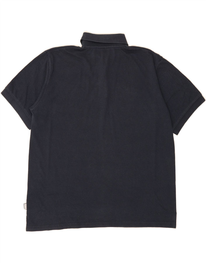 UMBRO Mens Polo Shirt 2XL Navy Blue Polyester Vintage Umbro and Second-Hand Umbro from Messina Hembry 