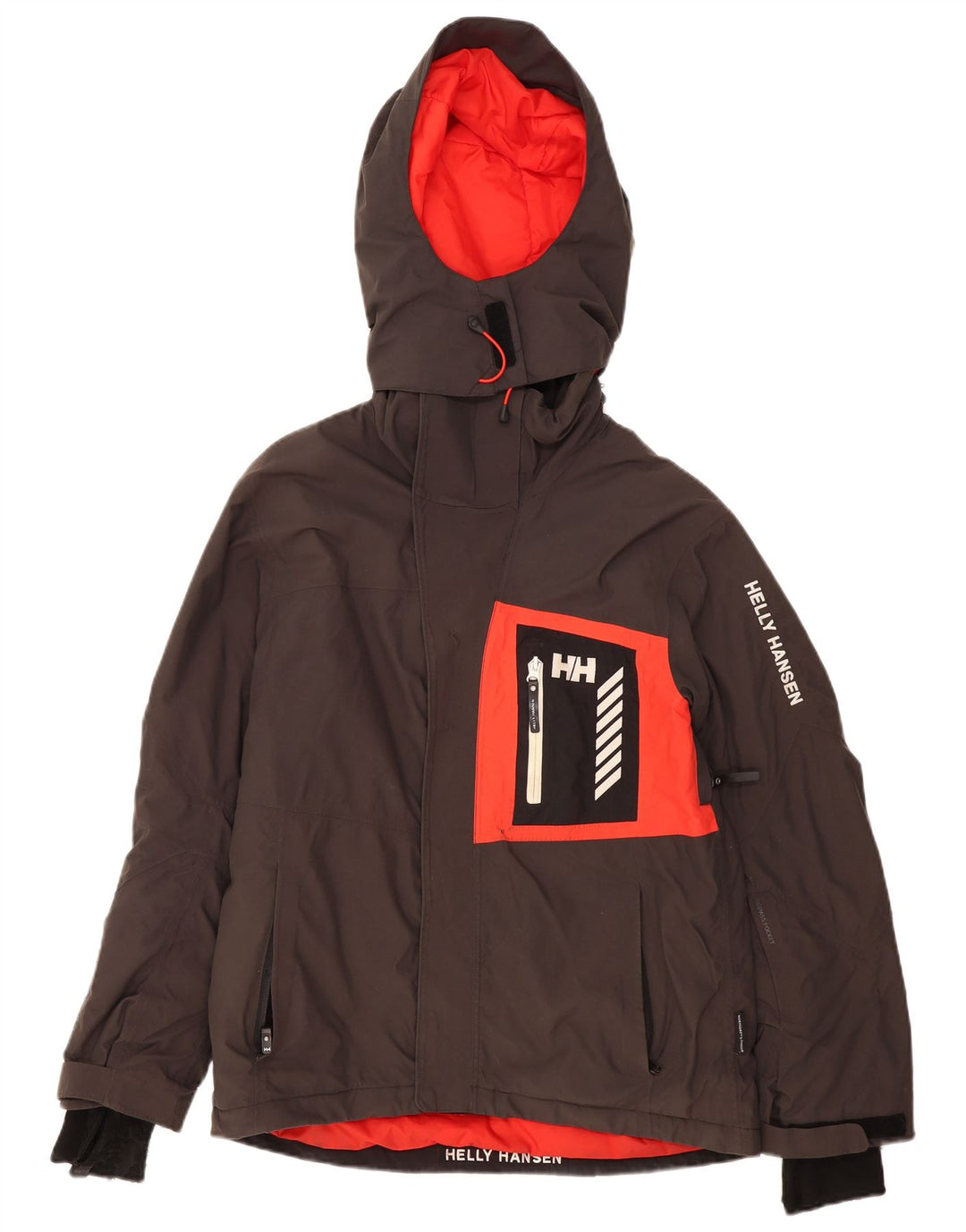 Męska kurtka wiatrówka z kapturem Helly Hansen UK 36 Small Grey Colorblock