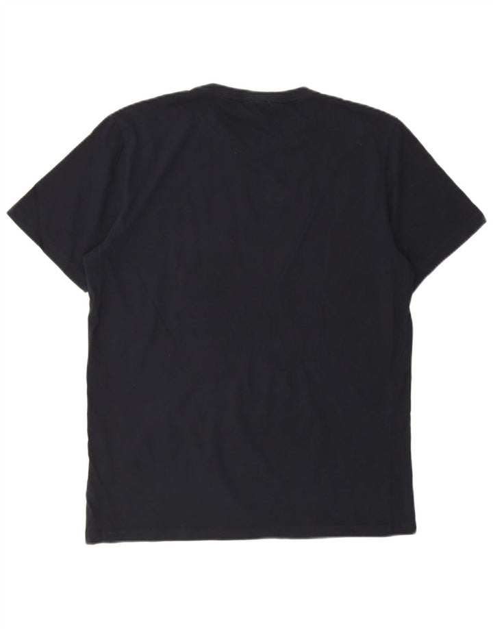 T-shirt męski Reiss, duży, granatowy, bawełniany
