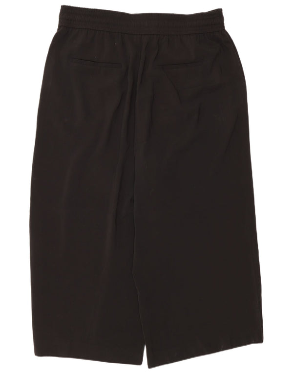 Damskie spodnie typu culottes Zara 2XL W34 L25 Czarny poliester