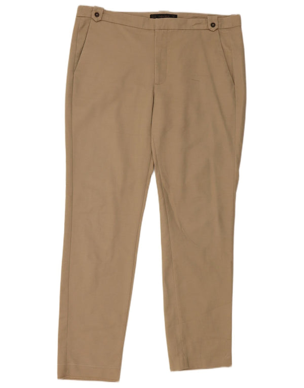 Spodnie damskie Zara Slim Chino EU 40 Medium W34 L27 Beżowa bawełna