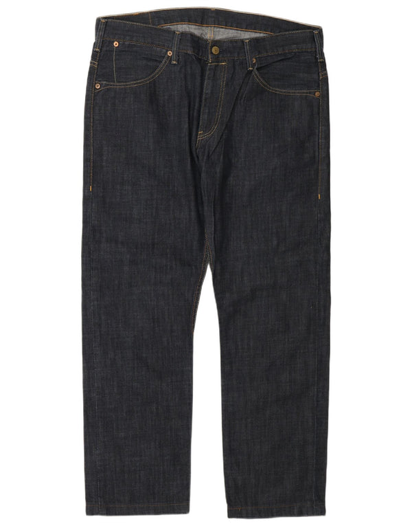 Męskie dżinsy Levi's 504 Straight W36 L32 Granatowa bawełna