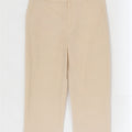 Krótkie spodnie damskie Zara XL W32 L24 Off White Lyocell