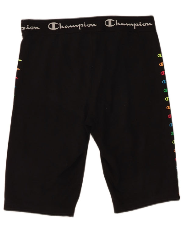 Spodenki sportowe Champion dla dziewcząt z grafiką, 15-16 lat, 2XL, czarne