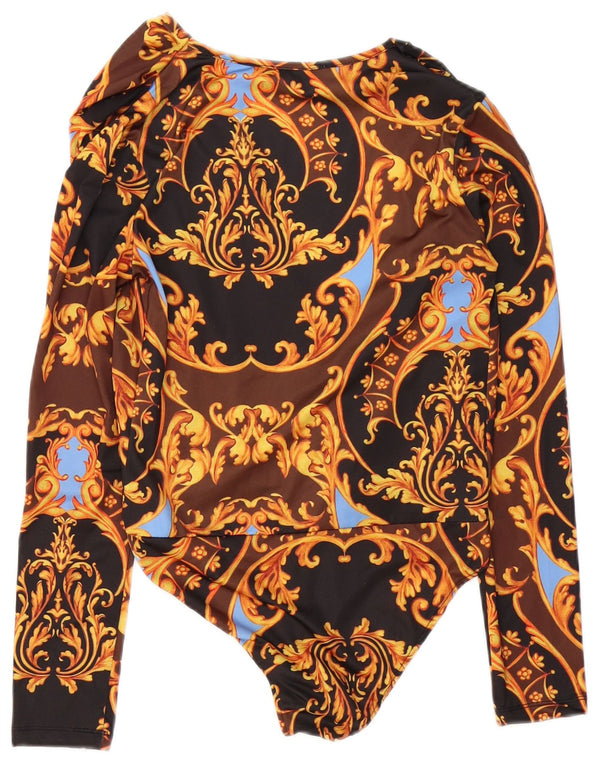 Body damskie Zara Trafaluc z długim rękawem UK 10, małe, wielokolorowe paisley