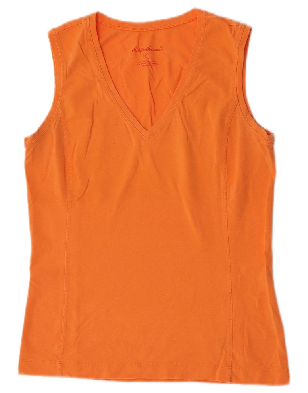 Kamizelka damska Eddie Bauer Top UK 10 Small Orange Cotton