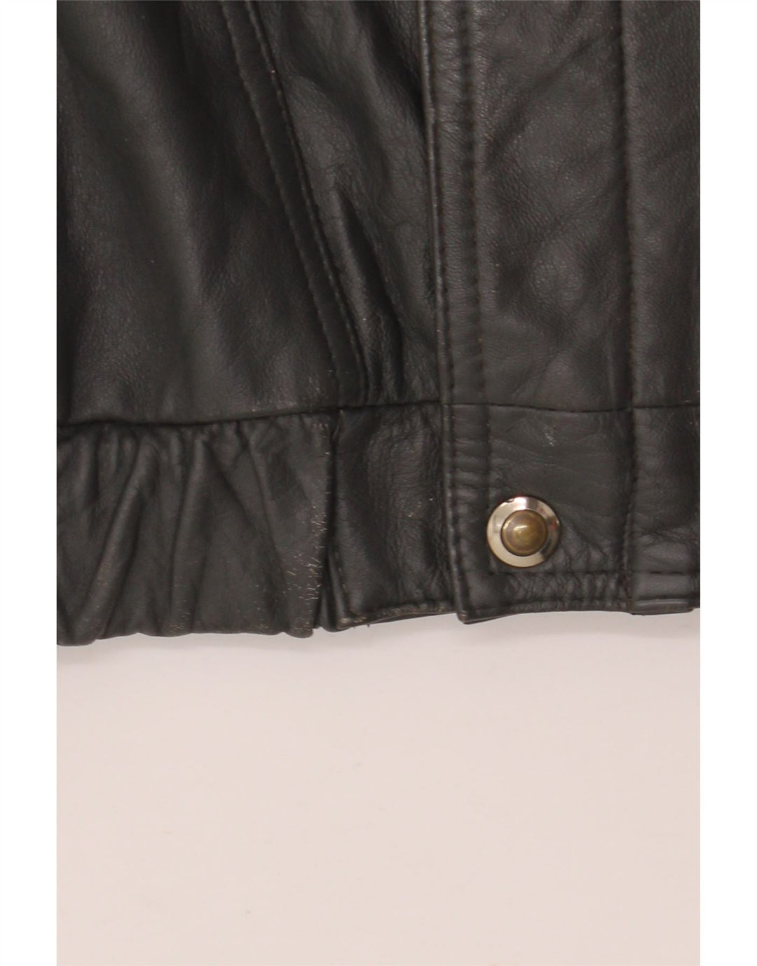 Vintage męska kurtka skórzana IT 56 3XL czarna