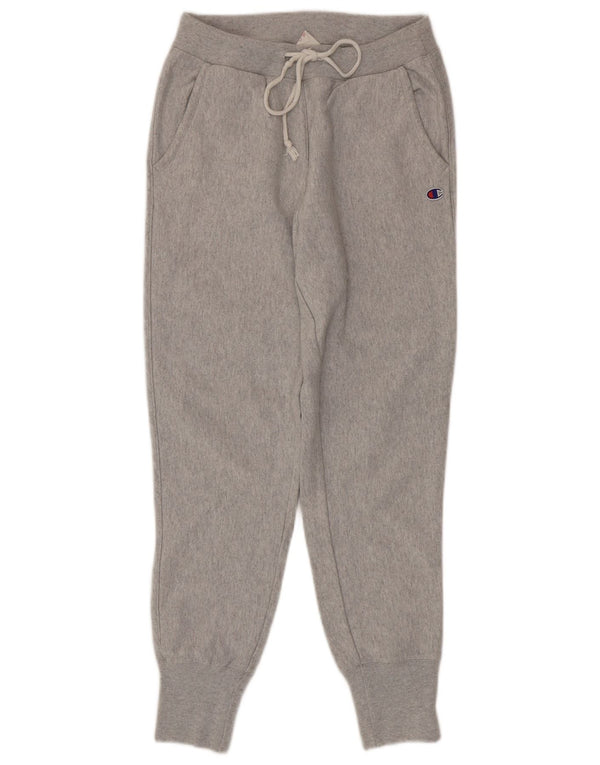 Damskie spodnie dresowe Champion Joggers UK 8 Small, szara bawełna