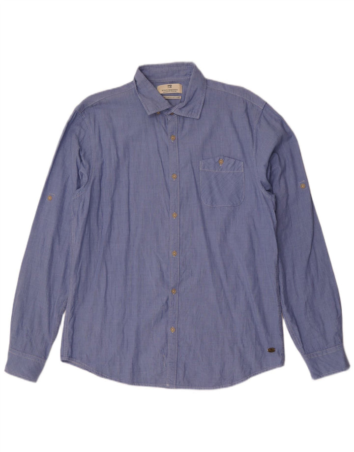 Koszula męska Scotch & Soda XL, niebieska, bawełniana