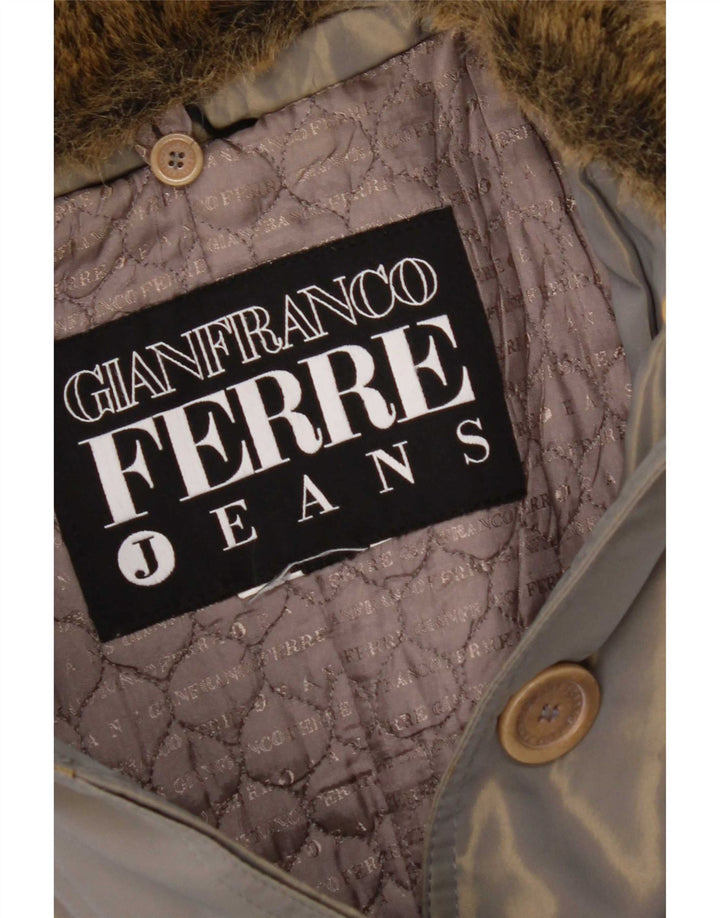 Damski trencz Gianfranco Ferre UK 12, średni szary