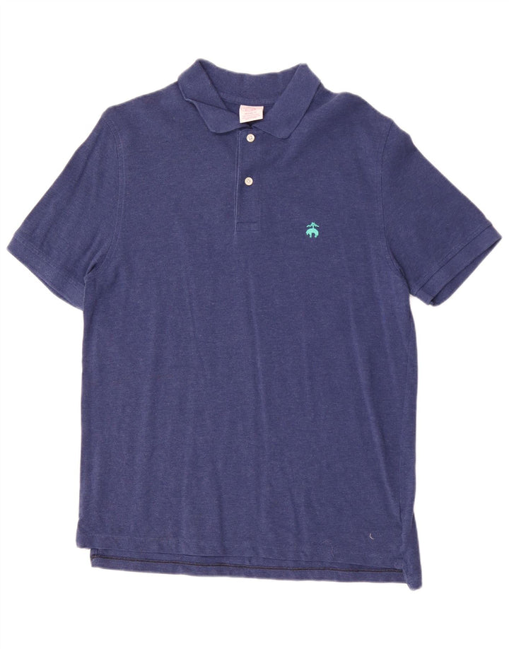 Męska koszulka polo Brooks Brothers Original Fit, średnioniebieska, bawełniana