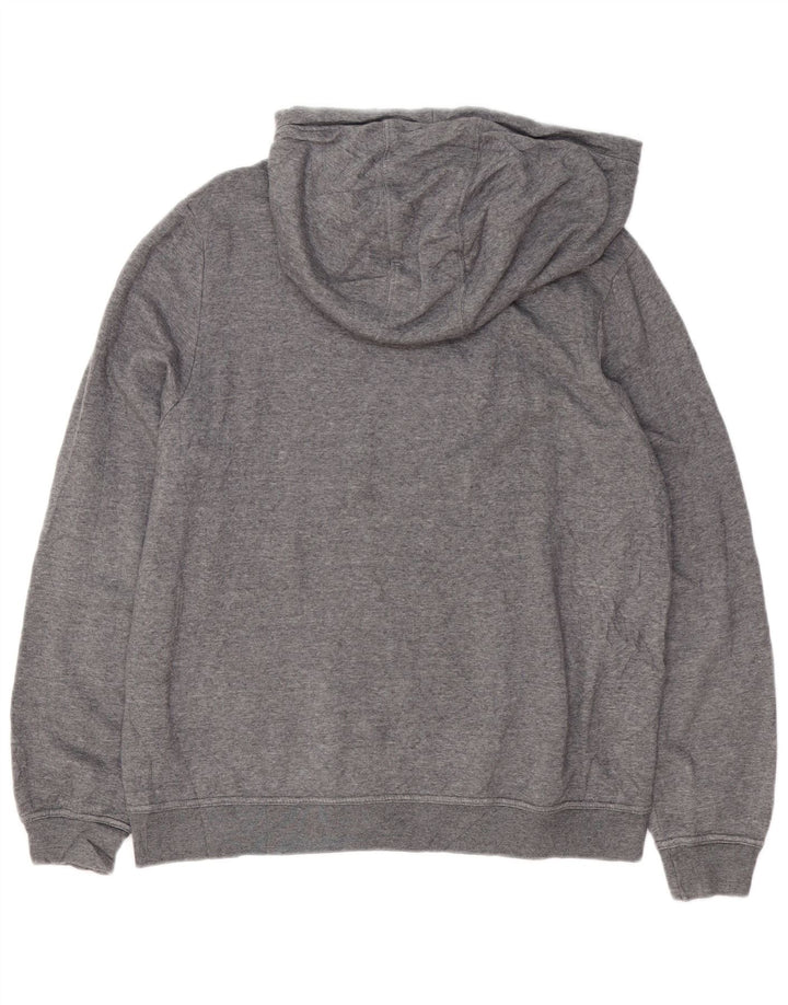 Męski sweter z kapturem NIKE, duży, szary, bawełniany