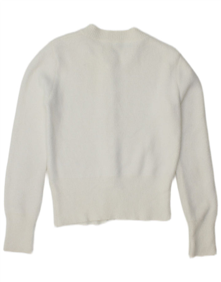 Sweter damski Zara Cardigan UK 10 Small White