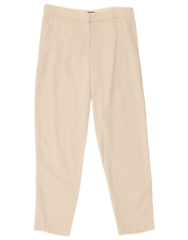Damskie zwężane spodnie Chino Calvin Klein US 4 Small W30 L27 Beżowe