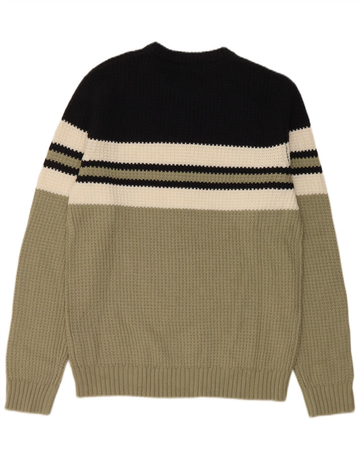 Męski sweter Jack & Jones z okrągłym dekoltem, średni, wielokolorowy blok kolorów
