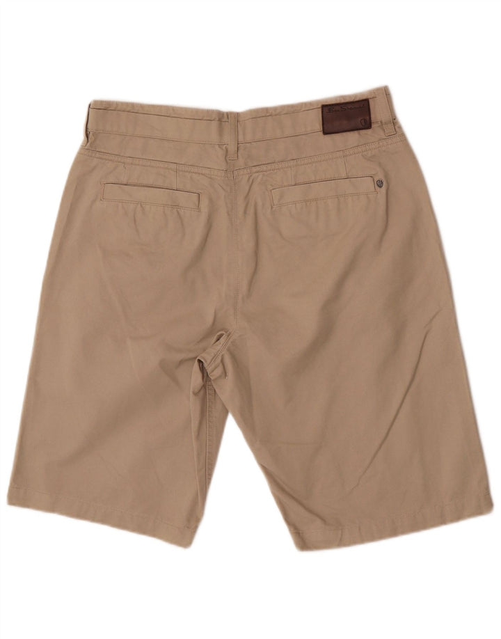 Męskie spodenki chino Ben Sherman W32 średniej beżowej bawełny
