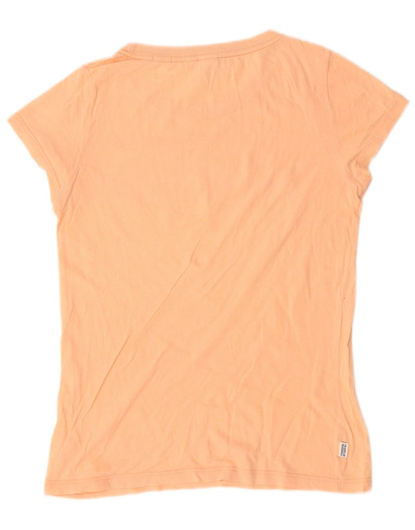 Damska koszulka z grafiką Franklin Marshall Top UK 10 Small Beige