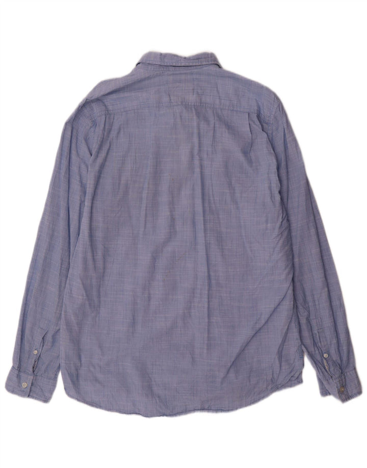 Koszula męska Guess o regularnym kroju XL, niebieska, bawełniana