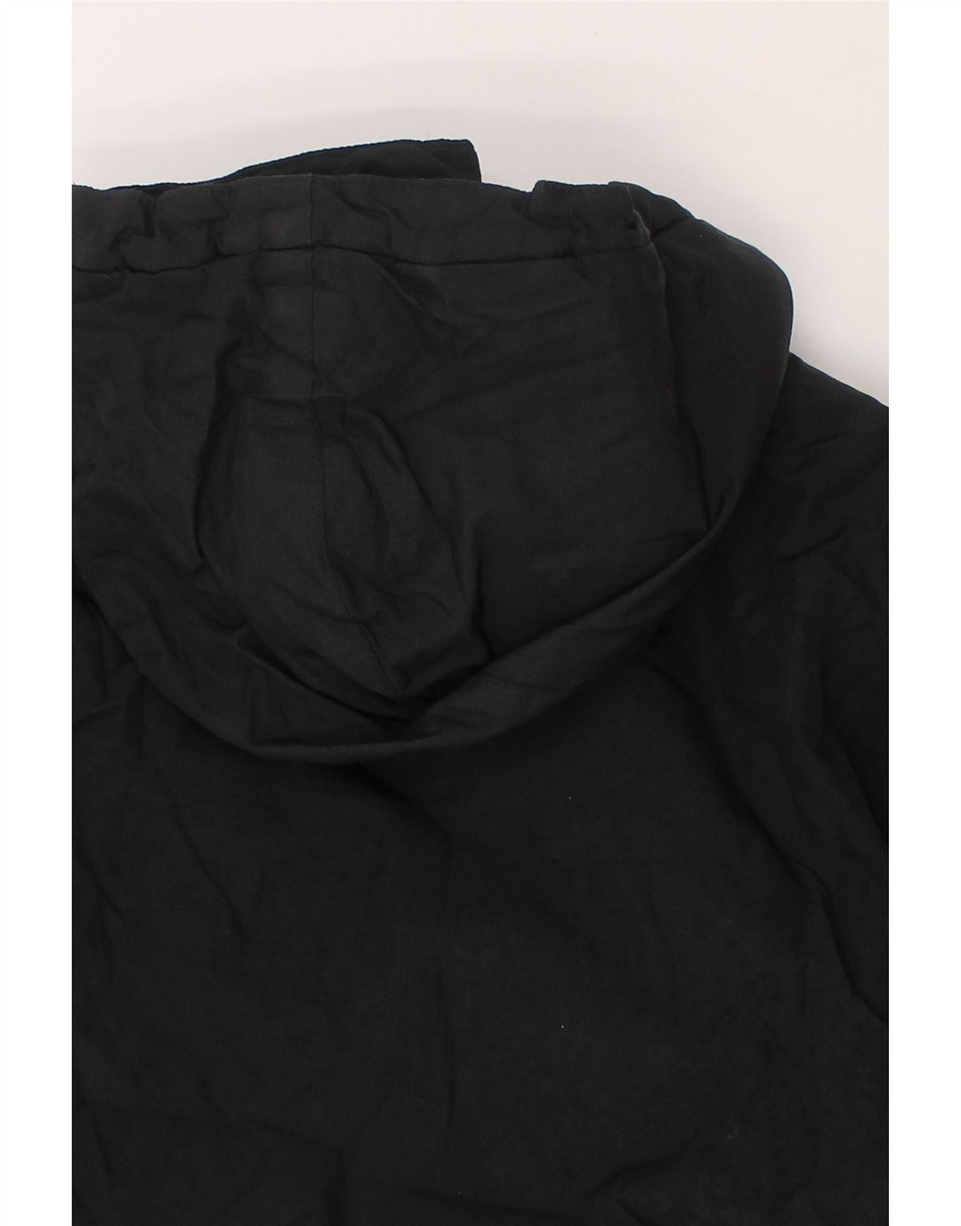 NIKE Boys Hooded Windbreaker Jacket 5-6 Years Medium Black Polyester Vintage Nike and Second-Hand Nike from Messina Hembry 