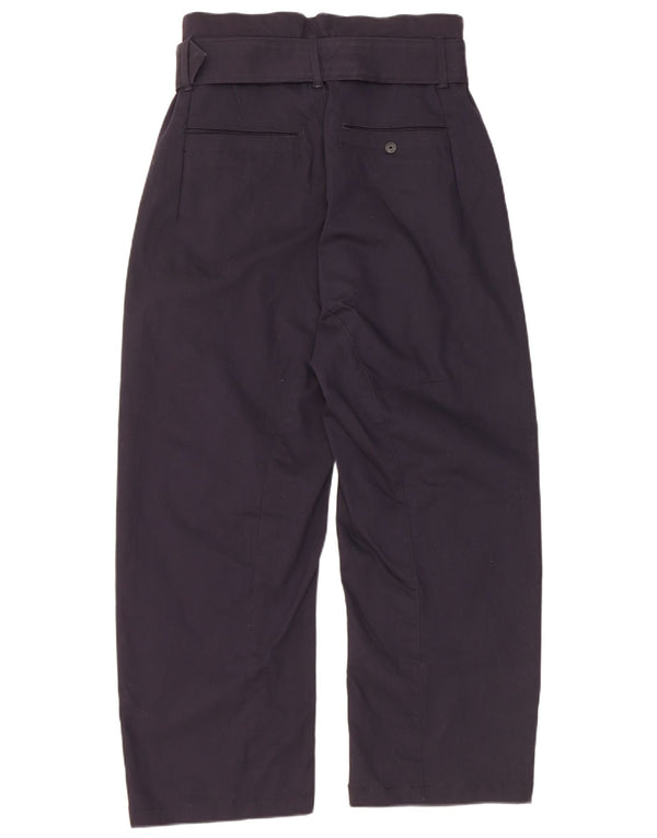 G-Star Womens High Waist Mid Loose Chino Trousers W28 L25 Navy Blue Cotton