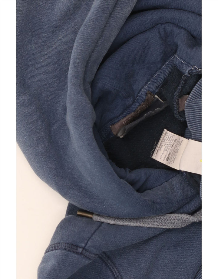 CONVERSE Męski sweter z kapturem i grafiką, mały, niebieski, bawełniany