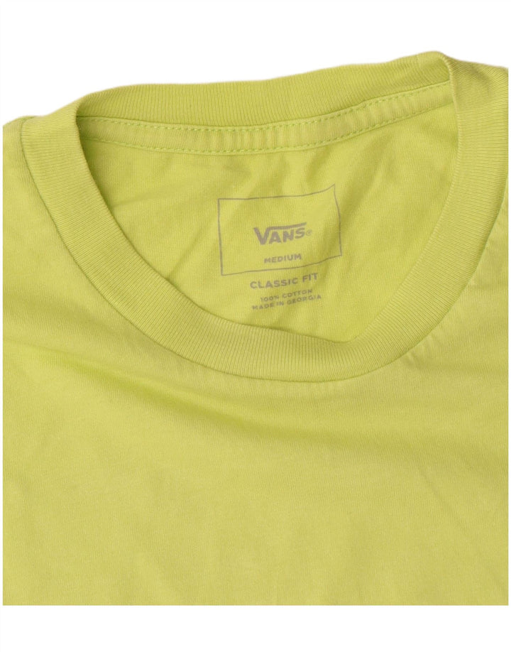 Męska koszulka t-shirt Vans o klasycznym kroju, średnia, zielona, bawełniana