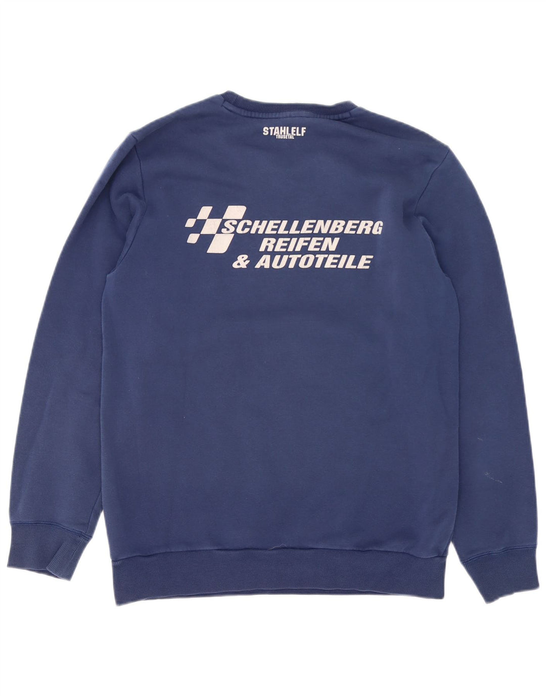 Męska bluza Adidas z grafiką, średnia, granatowa, bawełniana
