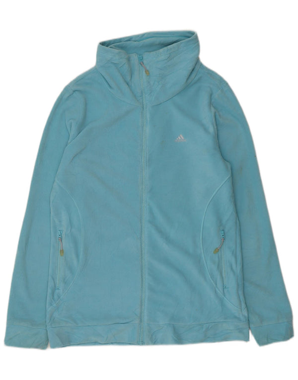 Damska kurtka polarowa Adidas UK 18 XL Niebieski poliester