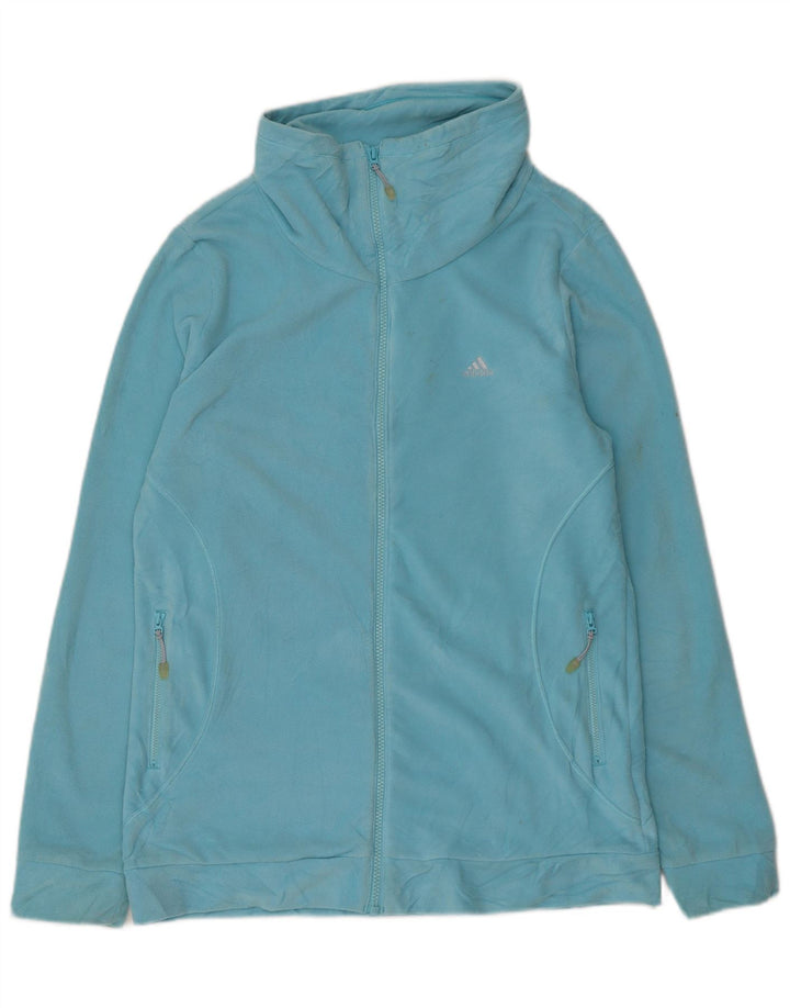 Damska kurtka polarowa Adidas UK 18 XL Niebieski poliester