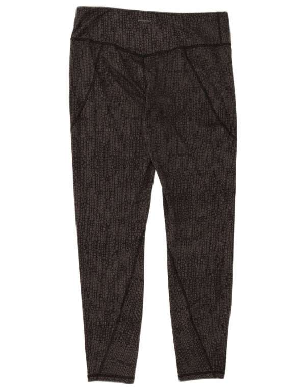 Legginsy damskie Patagonia UK 14, duże, szare, geometryczne, z poliestru