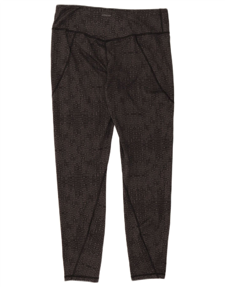 Legginsy damskie Patagonia UK 14, duże, szare, geometryczne, z poliestru
