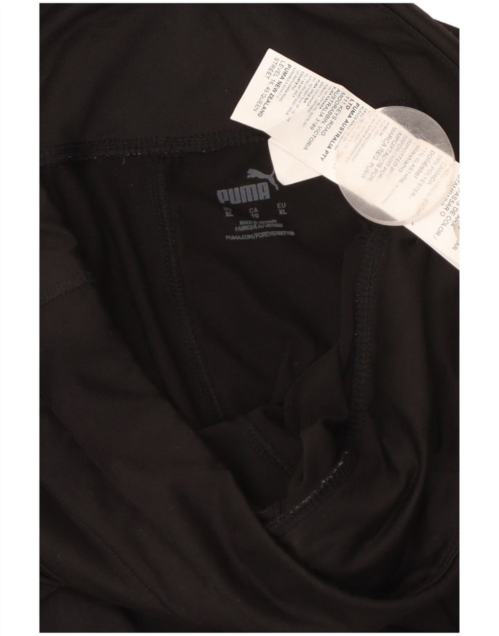 Damskie spodnie dresowe PUMA Joggers UK 18 XL Czarny poliester