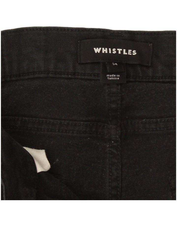 Damskie jeansy Whistles Crop W34 L25 Czarne