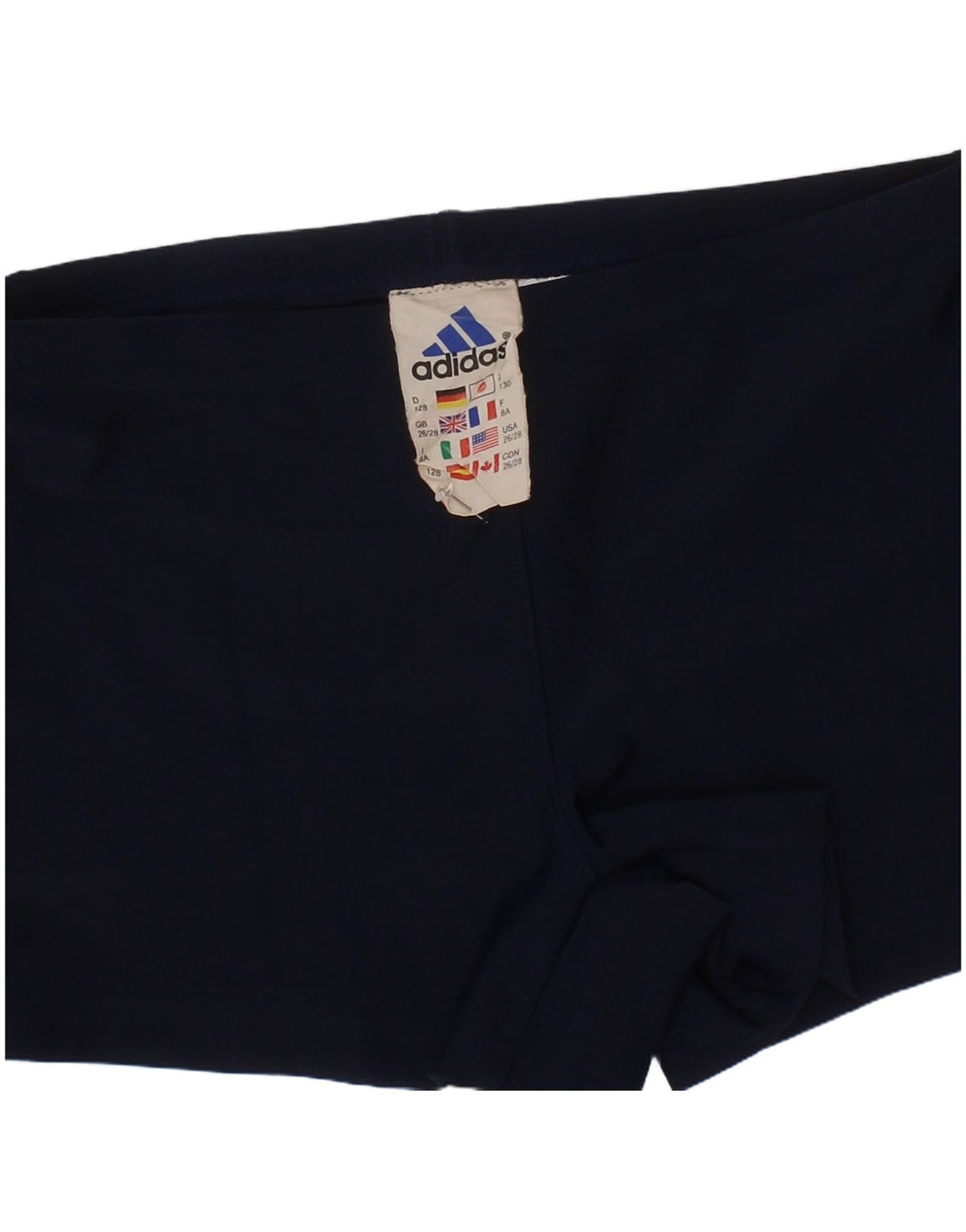Chłopięce spodenki kąpielowe Adidas 7-8 lat, granatowe, poliestrowe
