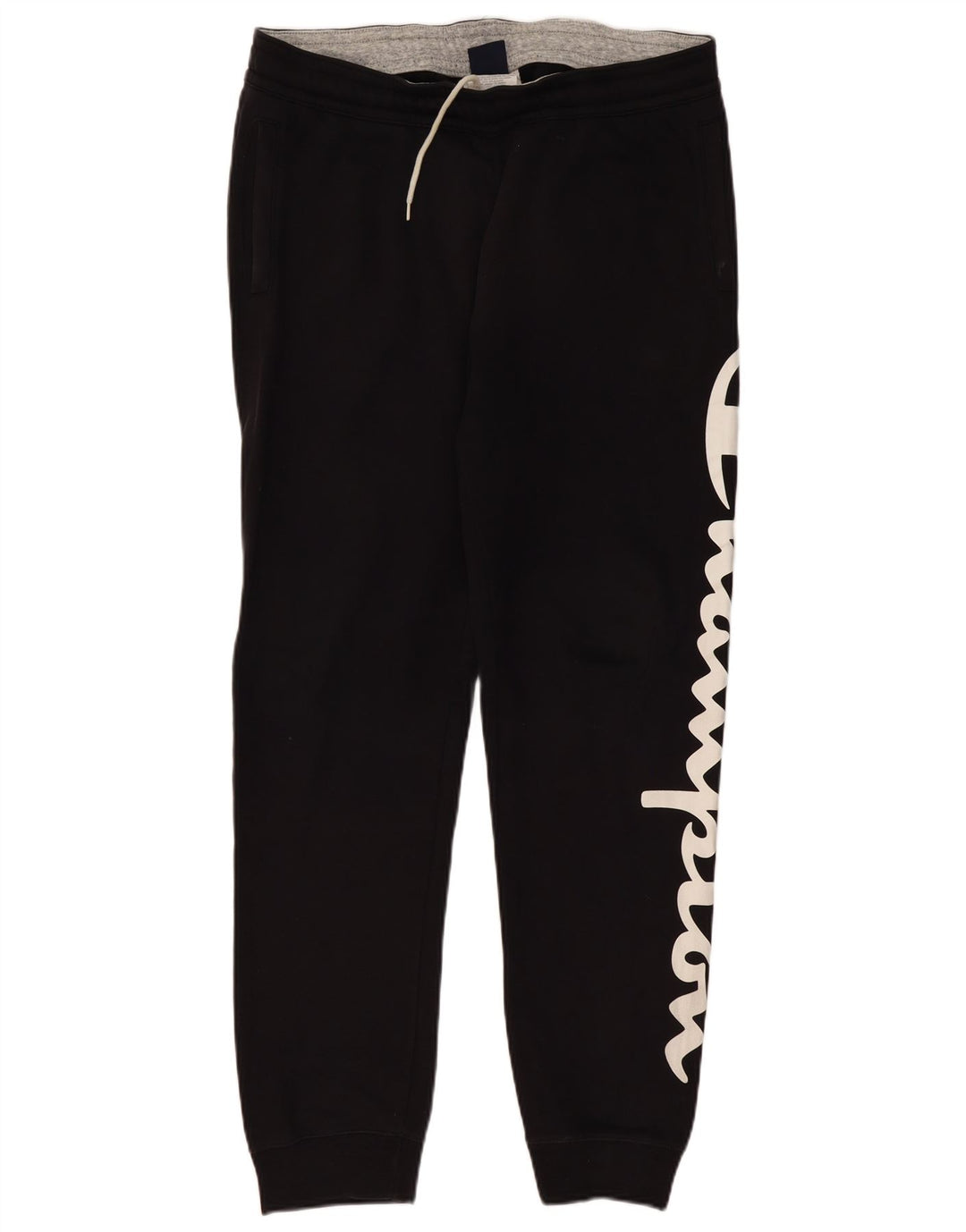 Męskie spodnie dresowe CHAMPION Graphic Joggers XL, czarne, bawełniane